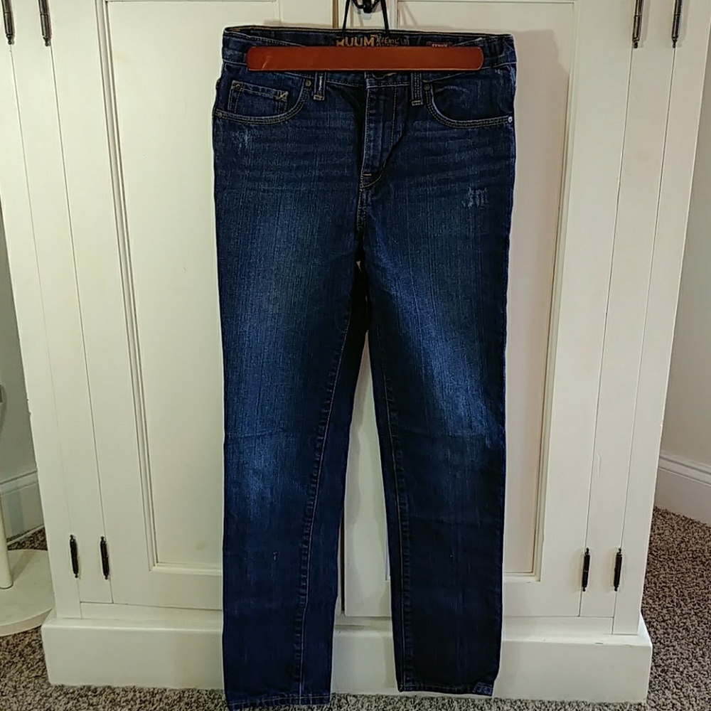Ruum boys 14 skinny jeans slight distressing